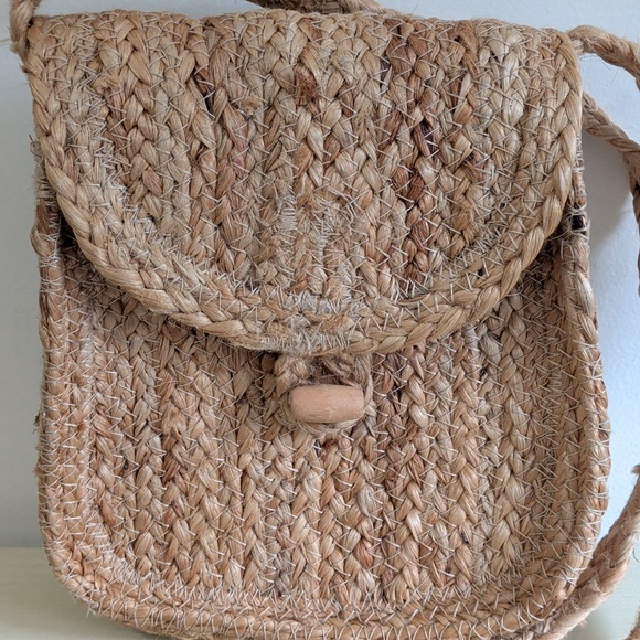 NWT Next Raffia Straw Shoulder Bag - Picture 2 of 11